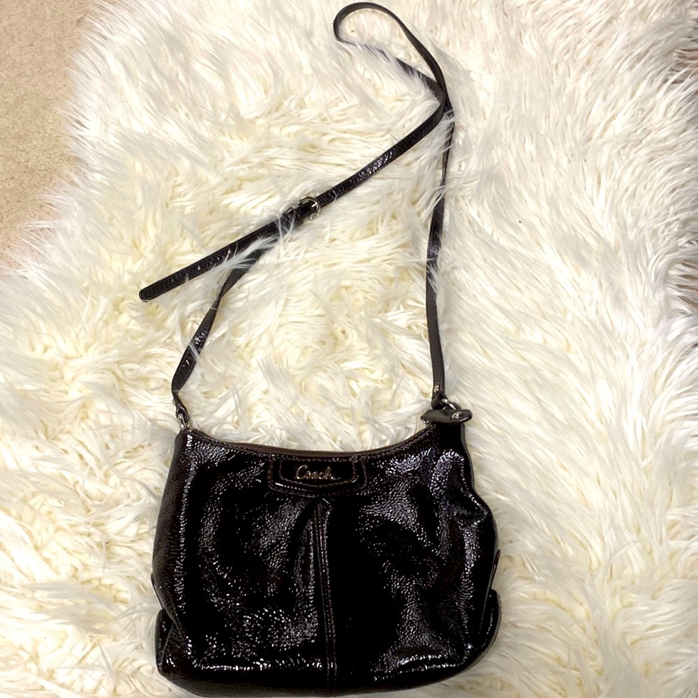 Coach brown crossbody bag